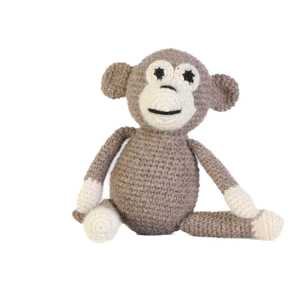 Hand Crocheted Monkey Toy