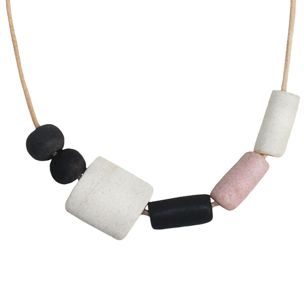 Kalahari Recycled Glass Bead Necklace
