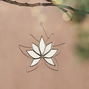 Capiz Lotus Ornament Ten Thousand Villages