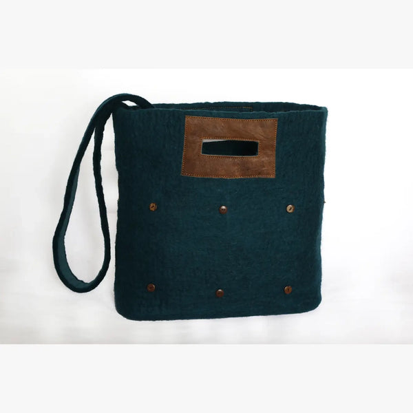 Customizable Felted Wool Tote