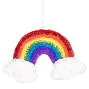 Bright Rainbow Ornament dZi