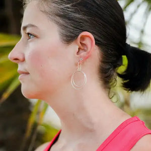 Double Moon Earring Fair Anita