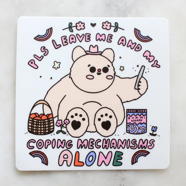 Coping Mechanisms Sticker  Tender Ghost   