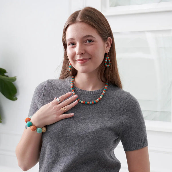 Kantha Capri Classic Necklace WorldFinds