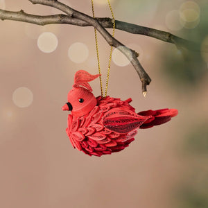 Quilled Cardinal Ornament Ten Thousand Villages
