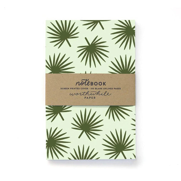 Tropical Palm Leaf Notebook