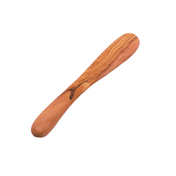 Olive Wood Round Spreader Sobremesa