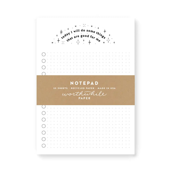 Self Care Notepad