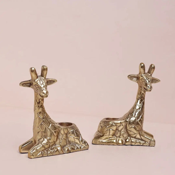 Jungle Friends Candle Holder Set Casa Amarosa Giraffe
