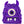 Monster Hat  Andes Gifts Bally Purple 