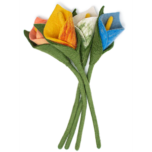 Felt Calla Lily Flower Pink Global Goods Partners   