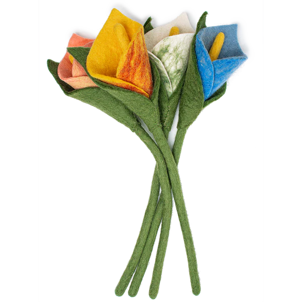 felt lily flower Felt Calla Lily Flower – Maraluna