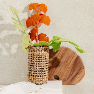 Felt Ginkgo Leaf Soft Green Global Goods Partners   