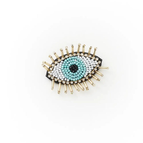 Beaded Brooch Matr Boomie Evil Eye