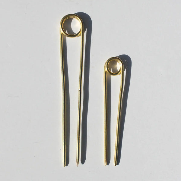 Raw Brass Loop Hair Pin Rover & Kin
