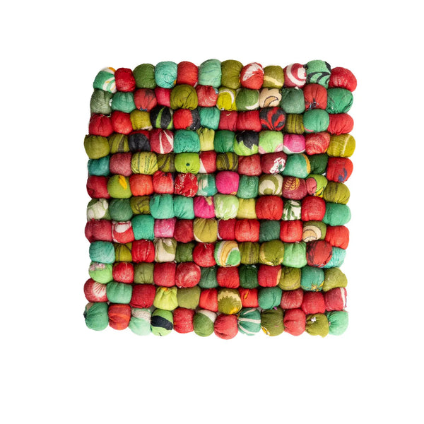 Holiday Sari Trivet WorldFinds