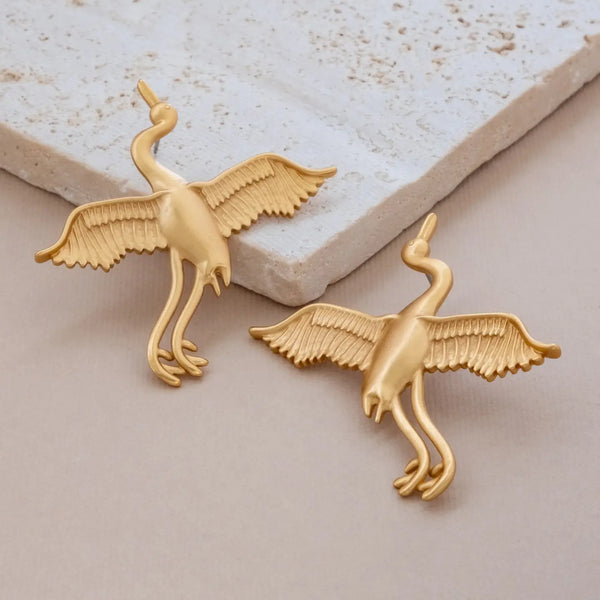 Flying Swan Earring Sarka & Cleo