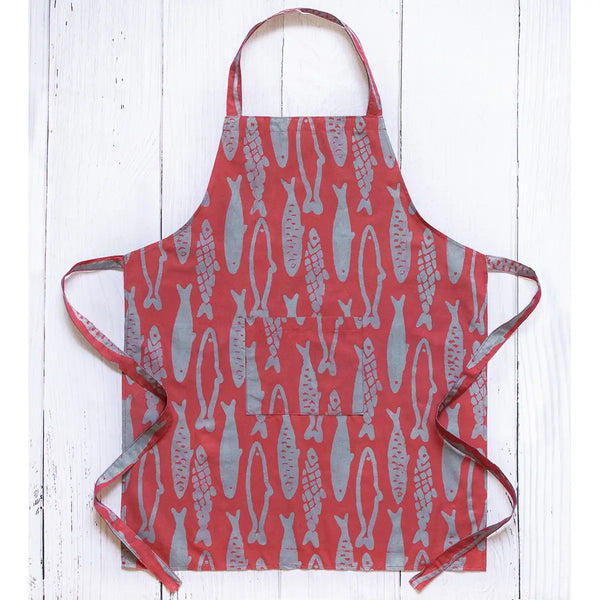 Reversible Apron Global Mamas Sardines Brick
