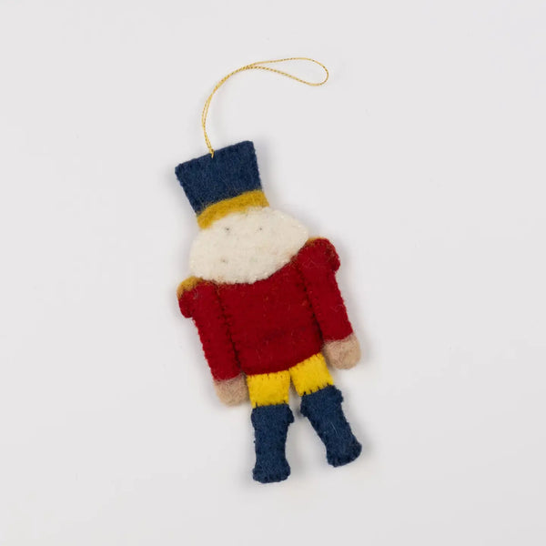 Felt Nutcracker Ornament Global Goods Partners