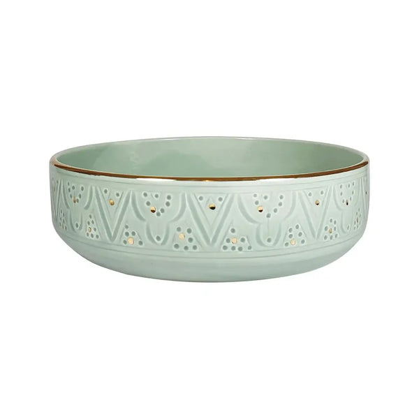 Empreinte Straight Sided Bowl With Gold Detail