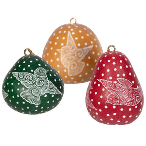Dove Mini Gourd Ornament Green Lucuma