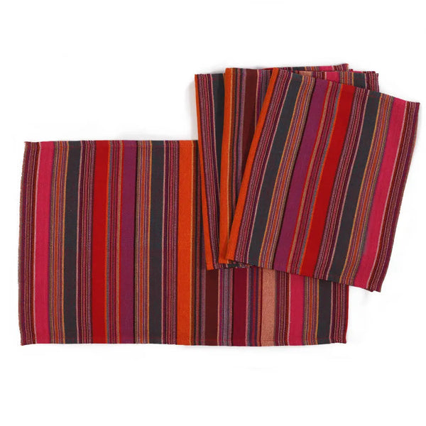 Mayamam Stripes Placemat - Set of 4 Mayamam Berry Jubilee