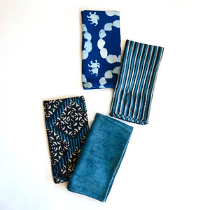 Indigo Mix and Match Napkins Ichcha Bulu