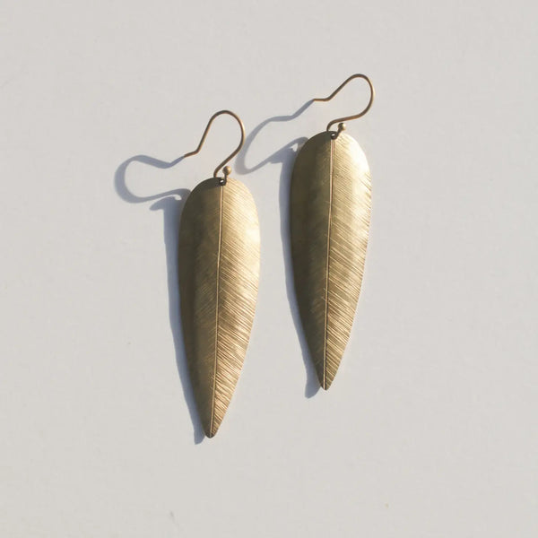 Laurel Leaf Earrings  Rover & Kin   