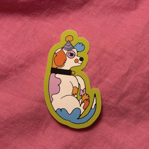 Silly Dog Sticker Ash and Chess