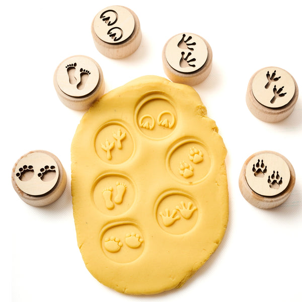 Wooden Dough Stamper Set Eco Kids