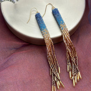 Ombre Fringe Earring Mayana