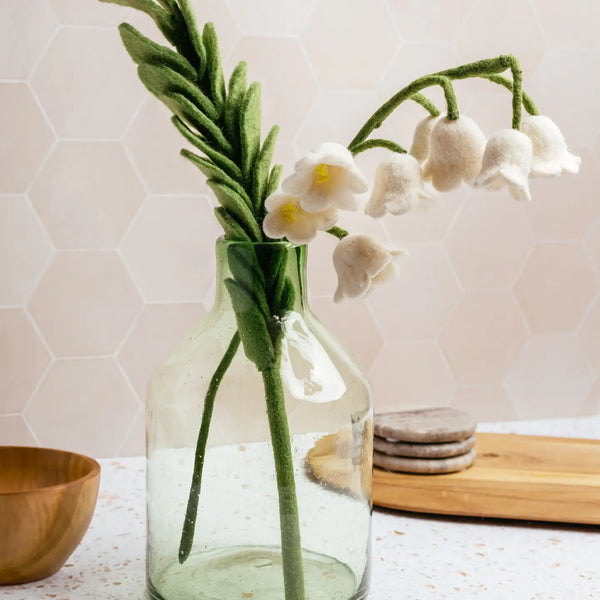 Felt Lily of the Valley Global Goods Partners