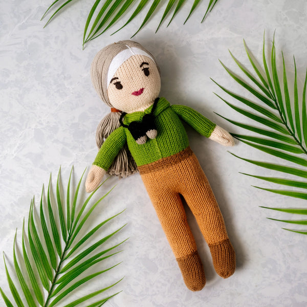Knit Jane Goodall Doll