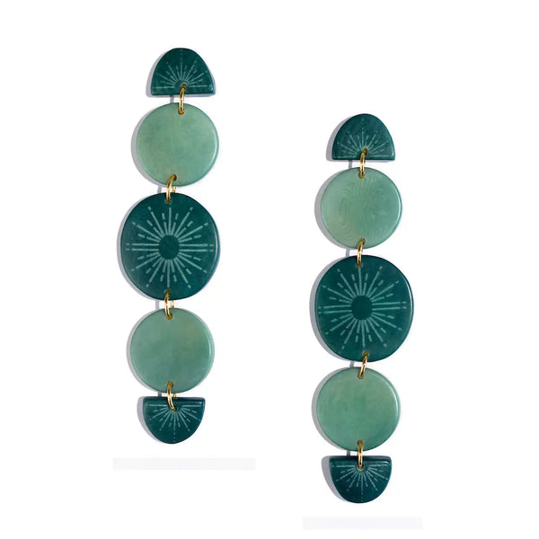 Phases Tagua Statement Earrings