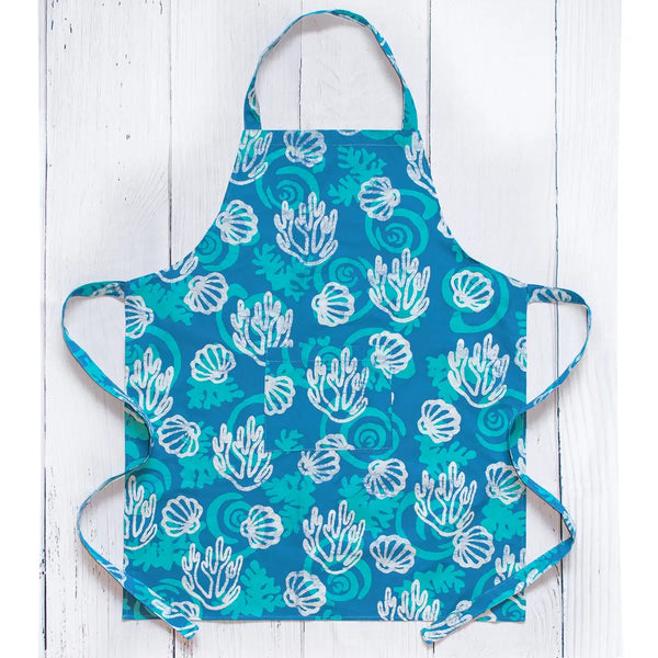 Reversible Apron Global Mamas Coral Teal
