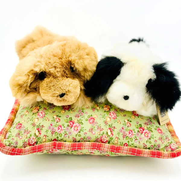 Laying Doggie Fur Toy Blossom Inspired