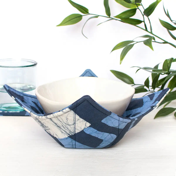 Batik Bowl Cozy Global Mamas Blocks Navy