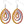 Azonto Earrings Global Mamas Rust