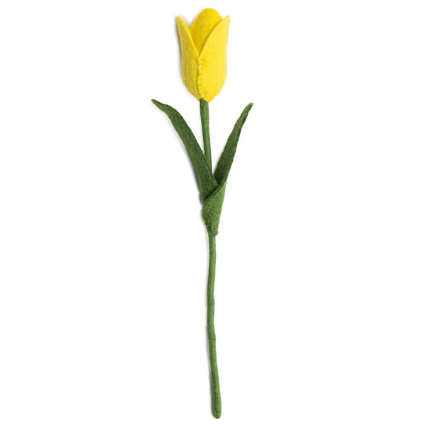 Felt Dutch Tulip Flower Global Goods Partners Gold
