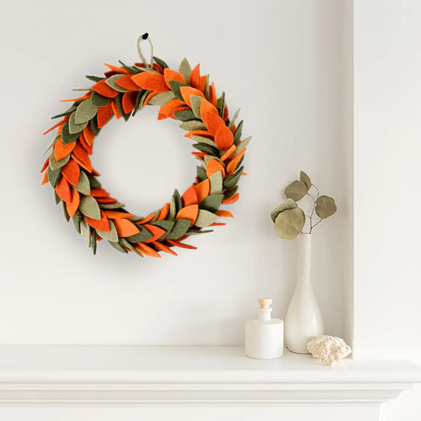 Fall Foliage Wreath Global Goods Partners
