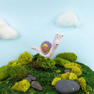 Rainbow Snail Ornament dZi