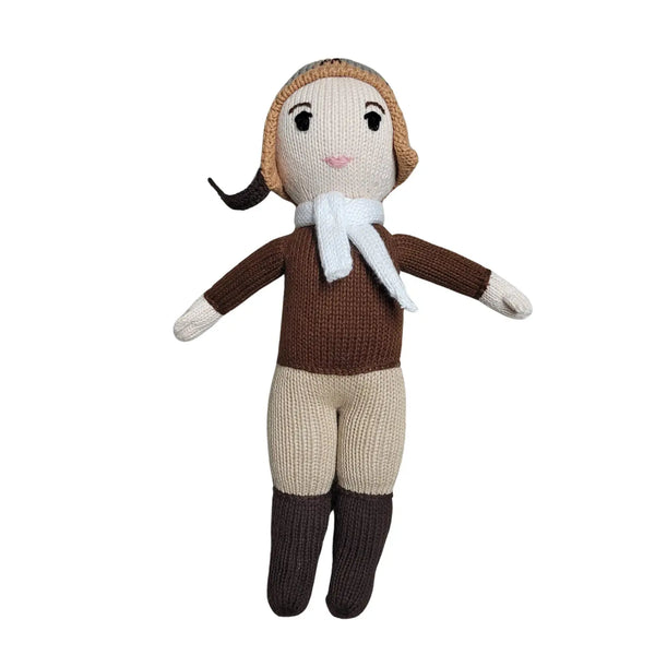 Knit Amelia Earhart Doll Global Goods Partners