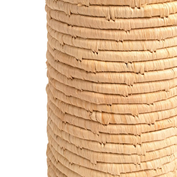 Stone Vessel  - Woven 8" Vase