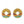Beaded Organic Circular Earring Mayana Green