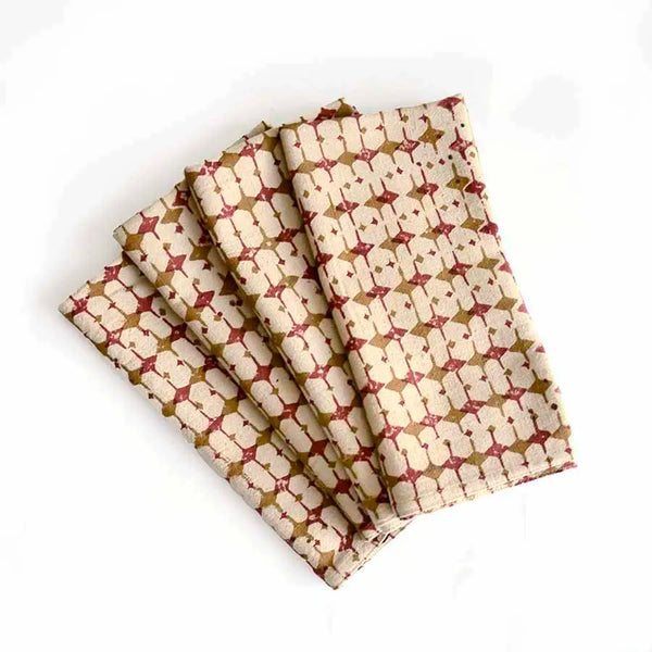Blockprint Indian Cloth Napkins
