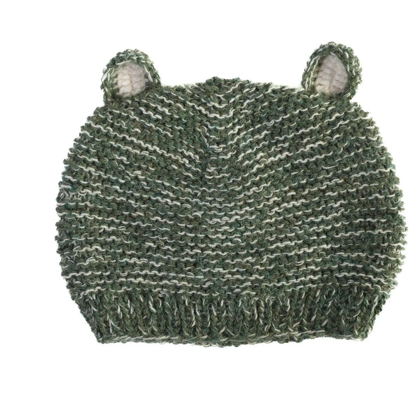 Muku Handknit Sun Bear Baby Hat  Awamaki Forest 0-6 Months 