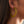 Curved Resin Hoop Earrings - Olive