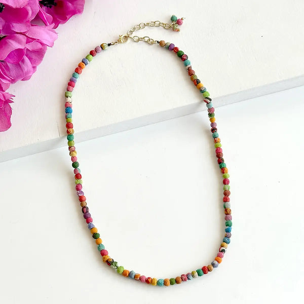 Kantha Milieu Classic Necklace WorldFinds