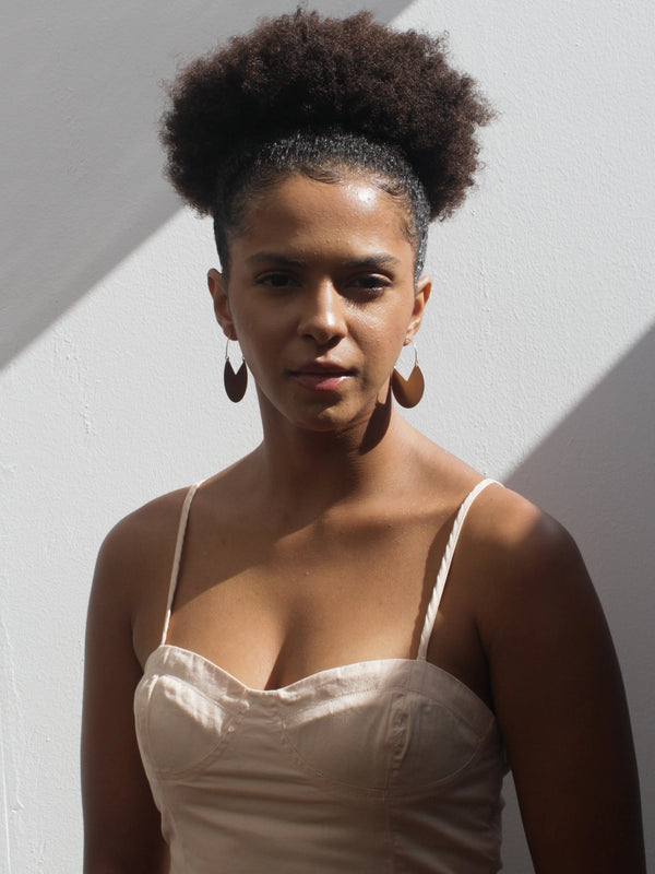 Matte Gold Pacman Earrings Rover & Kin