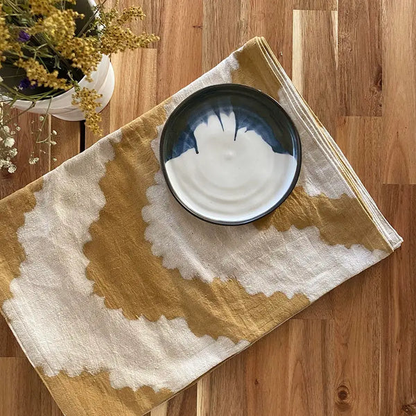 Block Print Organic Cotton Table Runner Ichcha